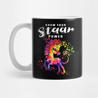 Exam Testing Day Show Your STAAR Power, Tie Dye Teacher Mug